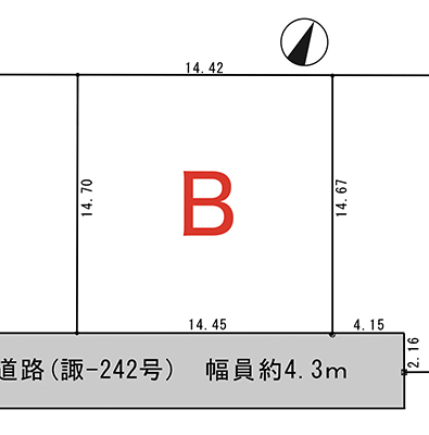 諏訪市中洲神宮寺仲町　Ｂ区画_サブ画像02