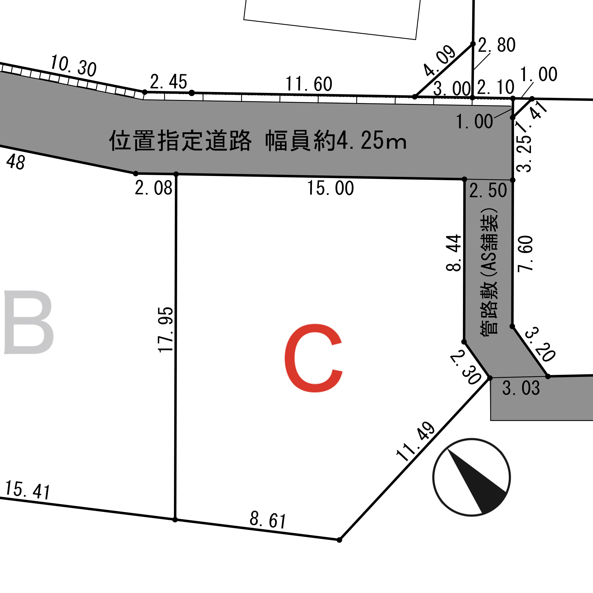 諏訪市　湖南大熊　Ｃ区画_サブ画像02